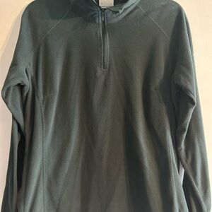 Columbia Forest Green Zip-Up Sweater